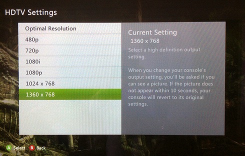 Ideal Hdtv Settings For Xbox 360 Snax